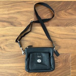 Coach leather crossbody bag